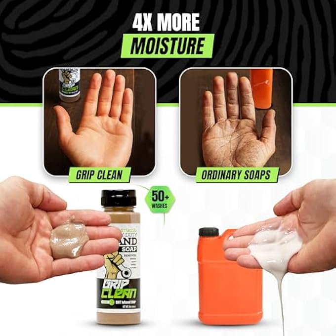Grip Clean ALL NATURAL INDUSTRIAL HAND SOAP (1 PACK) - Image 3